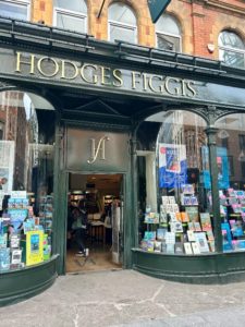 The store front of a book store